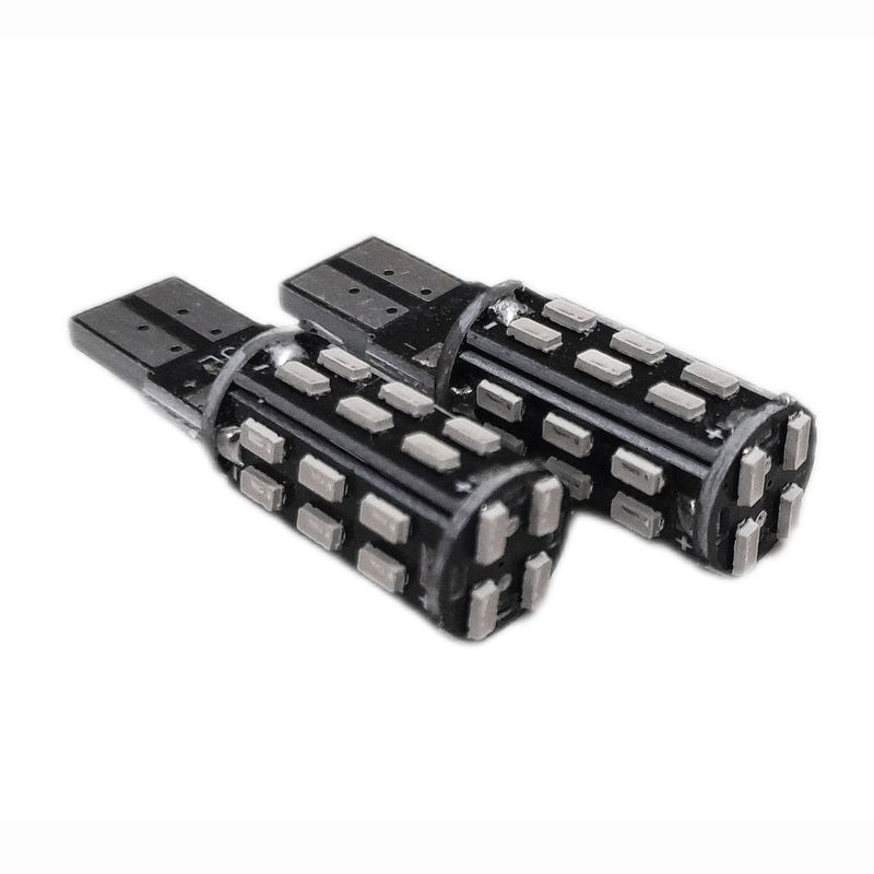لامپ چراغ کوچک خودرو مدل smd28.bl پایه آریایی بسته دو عددی